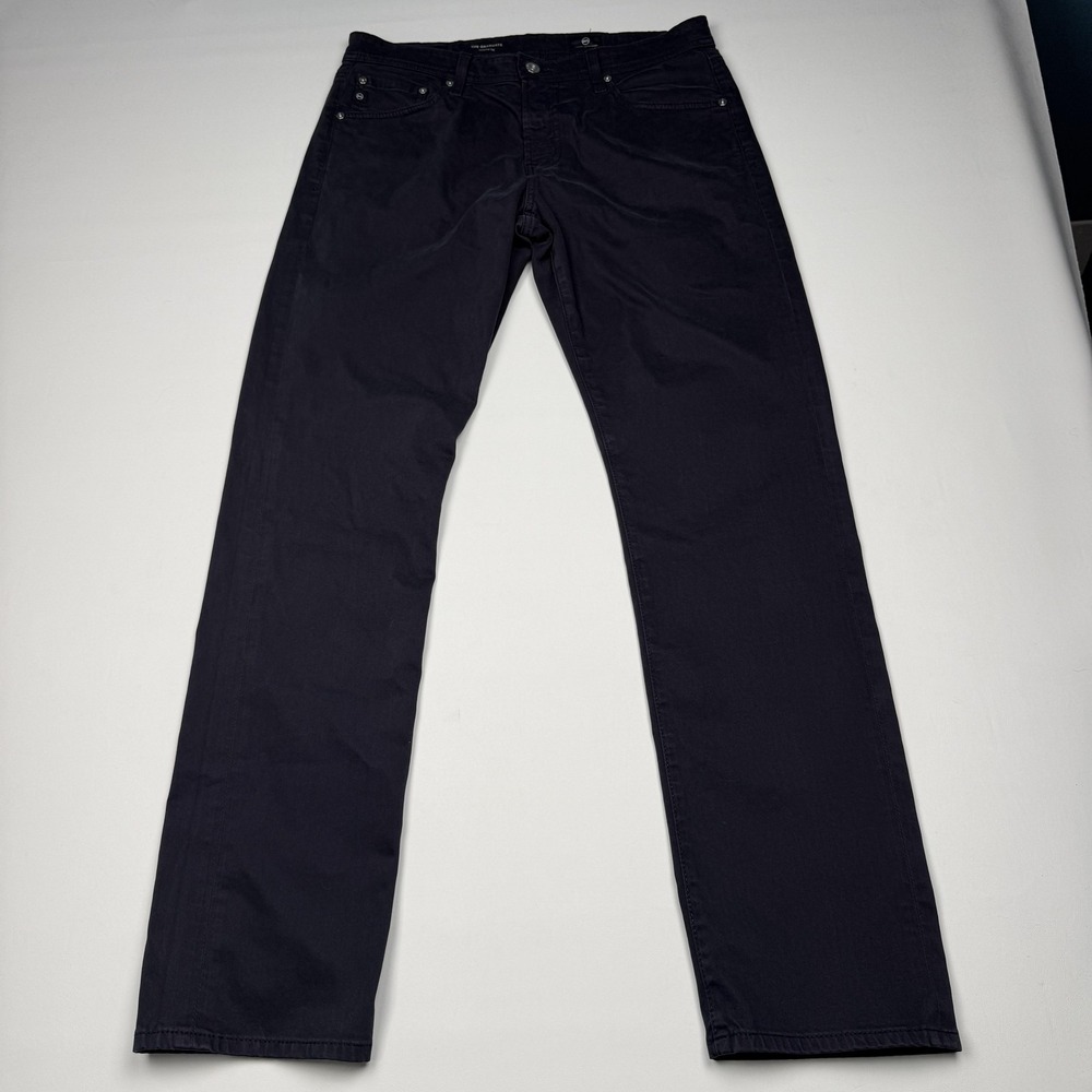 Adriano Goldschmied Pants Mens 32x32 Blue Graduate Chino Stretch Tailored Leg